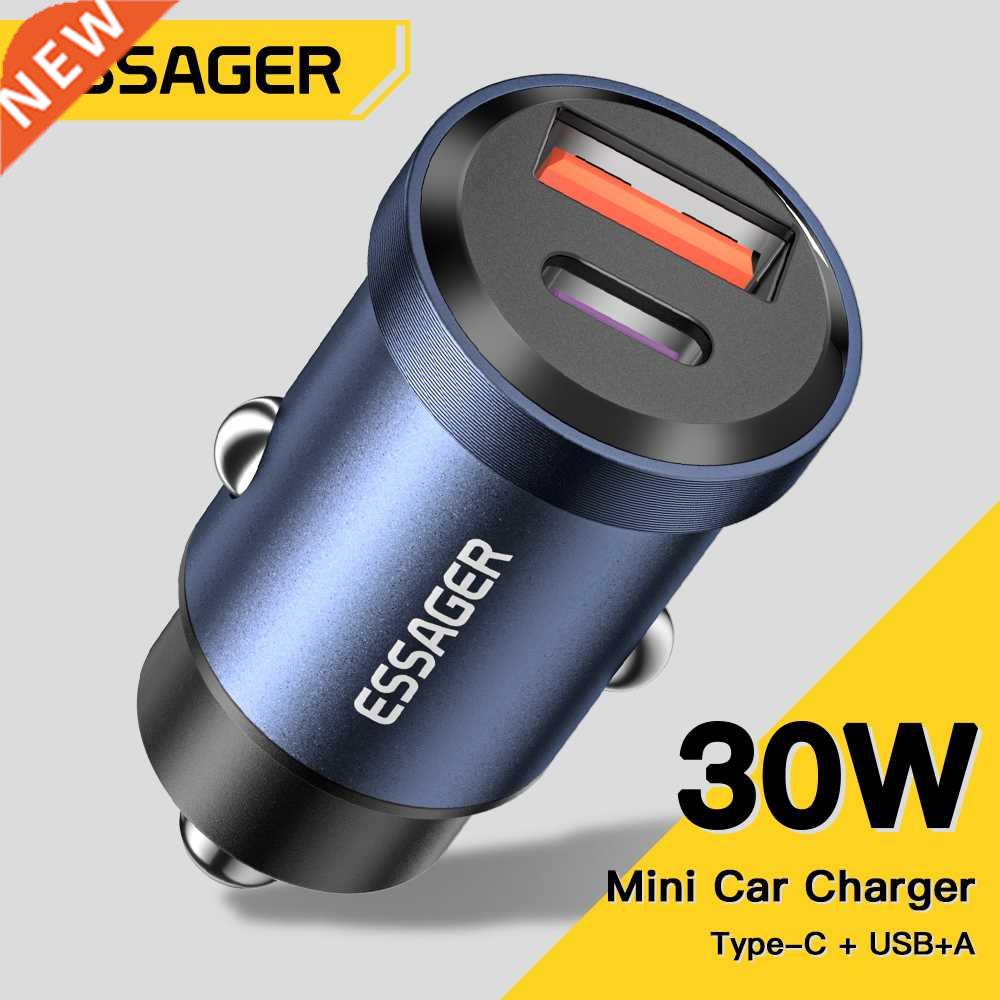 Essager 0W USB Car Charger Quick Charge4.0 QC PD .0 SCP 5A