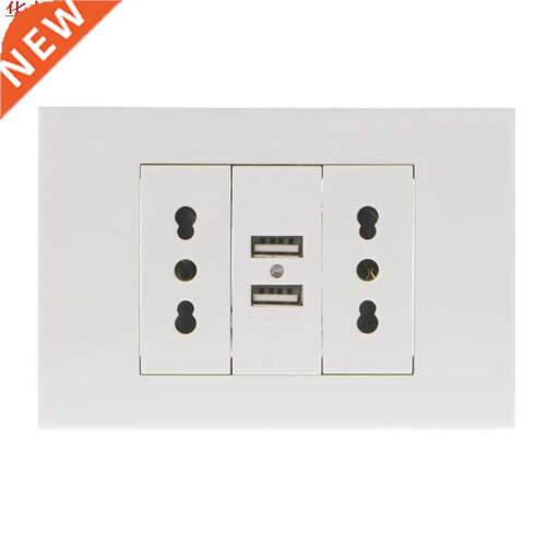 Wall Power Socket Plug, Double Italian / Chile Electrical Ou