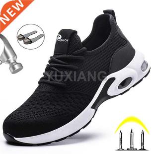 Boots Safety Steel Toe Men Male Shoes Work