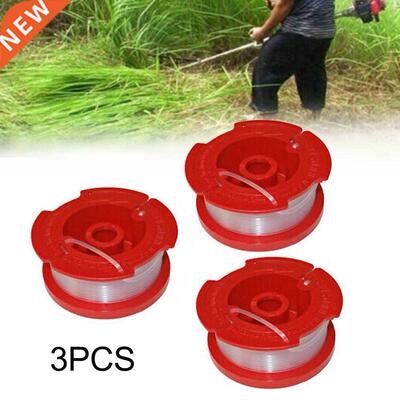 3pcs Grass String Trimmer Spool Line Lawn Mower Replacement
