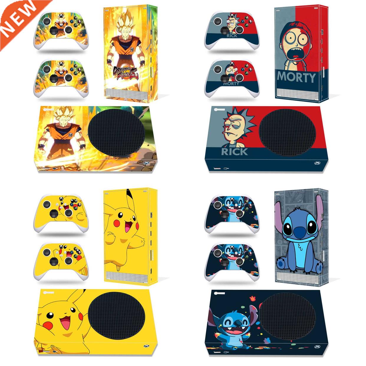Dragon Ball Goku Pikachu Mario Naruto Skin icker Decal for