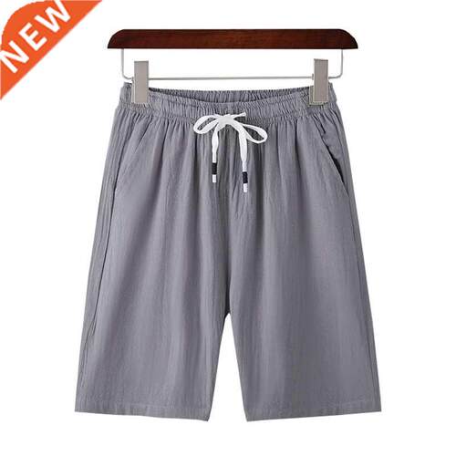 New Shorts Men Board Shorts 100%Cotton Fashion Style Man Car