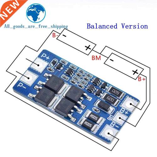 TZT 2S 10A 7.4V 18650 lthum battery protecton board 8.4V