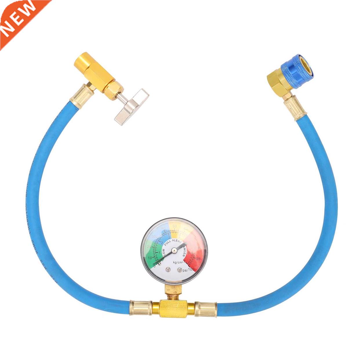 100psi Recharge Measuring Hose Gauge Valve Refrigerant Pipe图片
