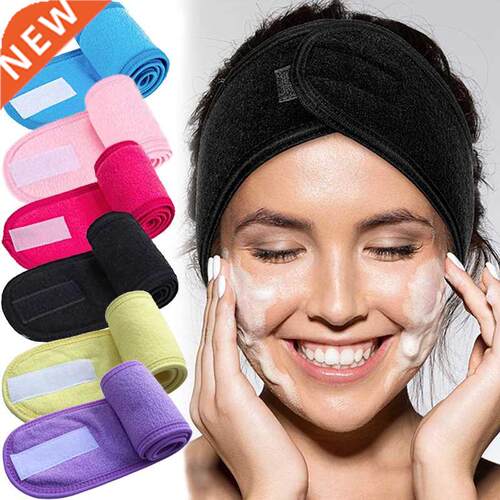 Towel Head Band Spa Face Wash Makeup Sweat Head Wrap Non-sli