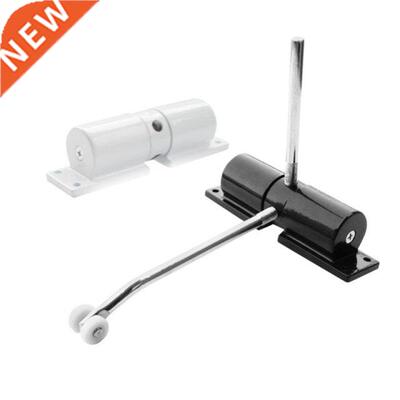 Household metal belt wheel adjustable automatic door closer