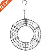 Metal Round Succulents Frame Hanging Wreath