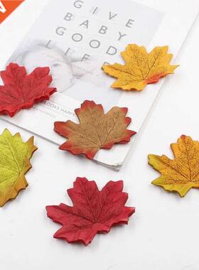 100 Autumn/Maple Silk Leaves Multi