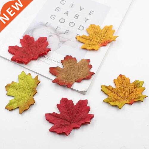 100 Autumn/Maple Silk Leaves Multi