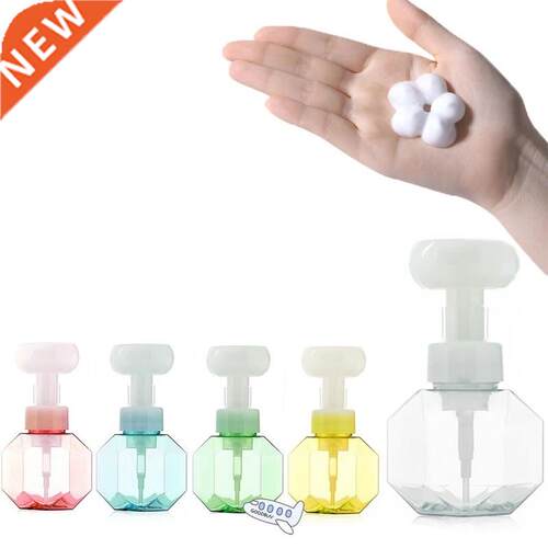 00ml Liquid Soap Dispenser Flower Shape Foaming Pump Bottle