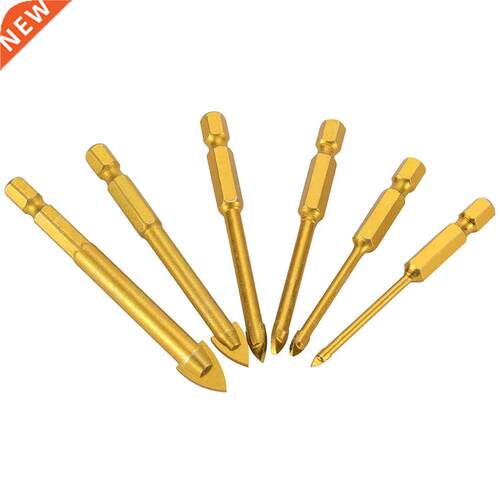 6pcs Glass Drill Bits Tile Ceramic Drilling 3/4/5/6/8/10mm w