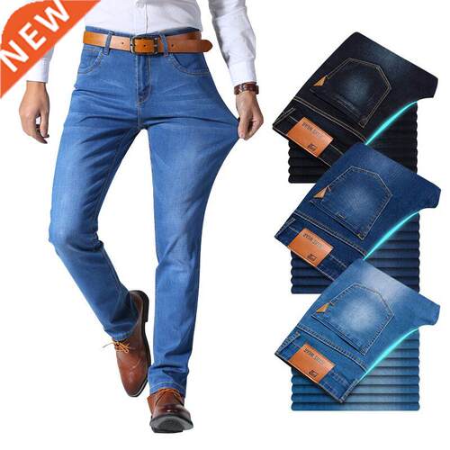 Brother Wang Classic Style Men Brand Jeans Business Casual S