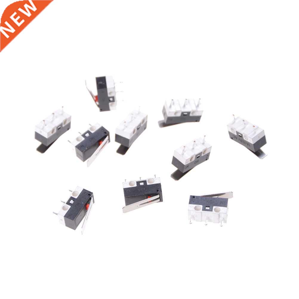 10pcs AC 125V 1A SPDT Momentary Long Hinge Lever Micro Switc