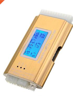 LCD PC Supply Tester Power Supply 20/24 Pin 4 PSU ATX BTX IT