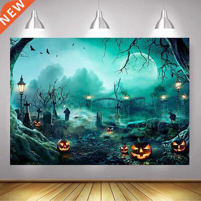 Halloween Photography Backdrop Horrible Night Backdrop
