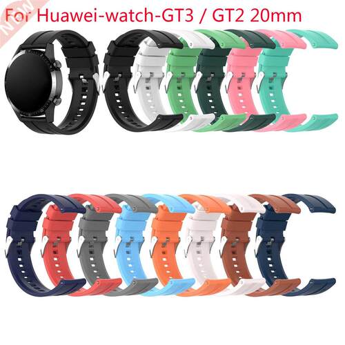 Strap For Huawei Watch GT3 / GT2 Wristband 20mm Silicone Sol