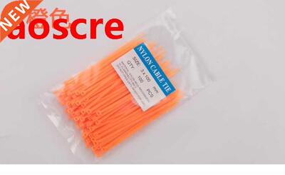 orange Nylon tie belt 3X100 color environmental protection p