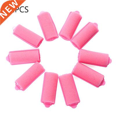 Soft Sponge Hair Rollers Pink DIY Hair Styling Foam Cushion