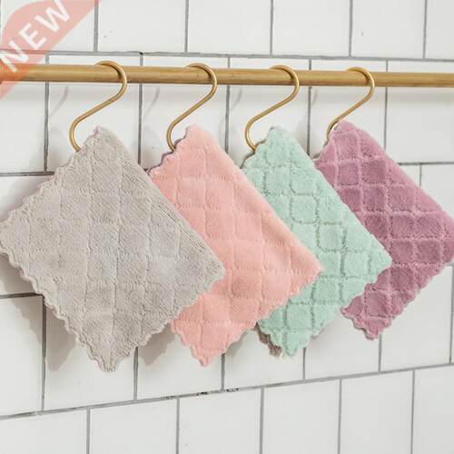 Non-stick Oil Lint Free Glass Cleaning Dish Cloth Kitchen Ho