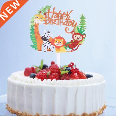 Cake Birthday Pick Picks Decoration Toppers Chocolate Party