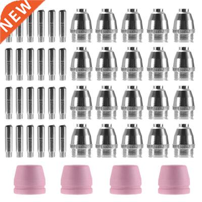 44Pcs Plasma Cutter Torch Tips Electrode Accessory Consumabl