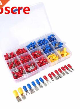 280Pcs Assorted nsulated Spade Crmp Termnal Electrcal W