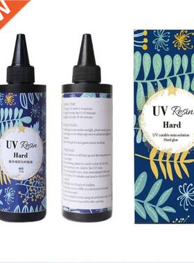 Hard UV Resin Glue Crystal Clear Ultraviolet Curing Epoxy Re