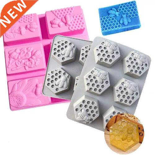 1pc Honey Bee Silicone Soap Mold  Handmade Craft 3D Soap