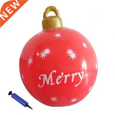 Inflatable Ball Unique Pattern Waterproof PVC Xmas Hanging