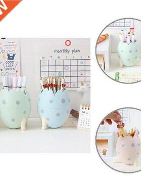 2021 Dinosaur Egg Shape Pen Holder Space Saver Offices