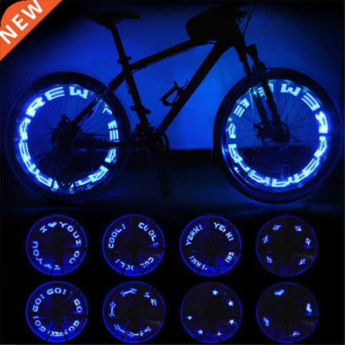 Bicycle Valve Light Double Sense Sided Letter 8 Modes Night