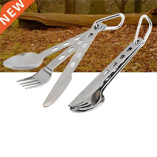 3pcs/set Ttanum Cutlery Set Ultra Lghtweght Knfe Fork S