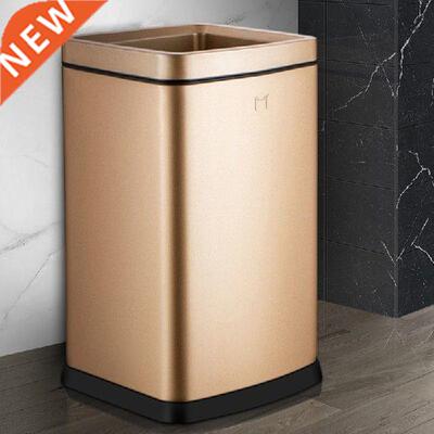 Large Capacity Trash Bin Kitchen Touchless Metal Home Trash