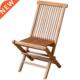Folding Portable Chair Armchair Office Dining Teak