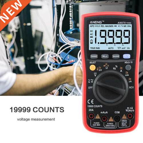 AN870 19999 COUNTS Digital Multimeter True-RMS Voltage