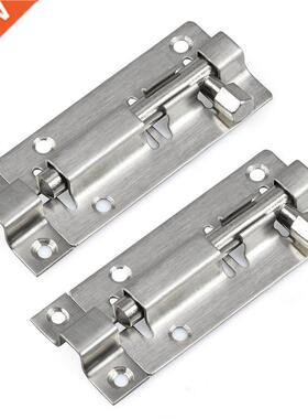 2PCS 3 Inches Barrel Bolt Latch Stainless Steel Sliding Bolt