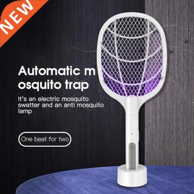 Electric Mosquito Swatter USB Rechargeable Bug Zapper Summer