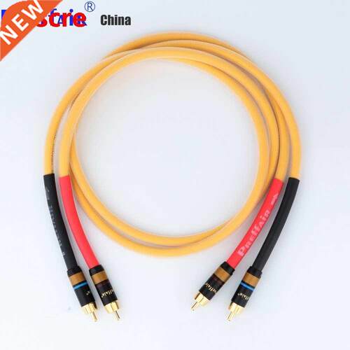 Preffair 2PCS/pair HIFI RCA audio Cable 28corex0.1mm Copper