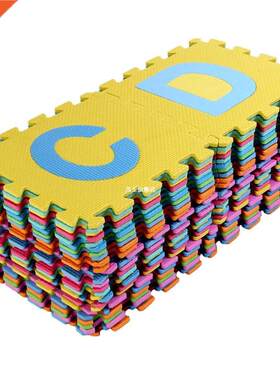 36pc Alphabet Numbers EVA Floor Play Mat Baby Room ABC Foam