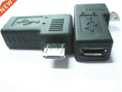 90 Micro USB Male to Micro USB Female B Type Charger Adapter