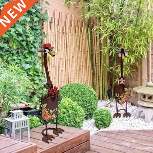 Cute Duck Garden Art Spade Metal Decoration Spade Ornament