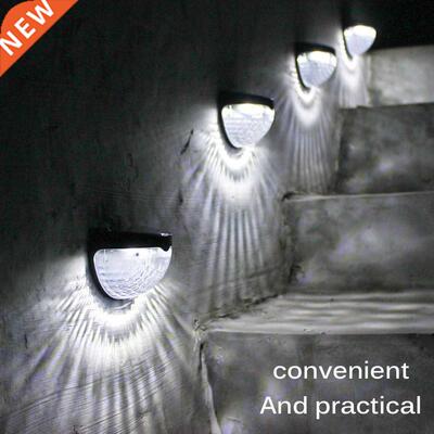 2Pcs Solar Fence Lights Garden Decoration Solar Lamps Waterp