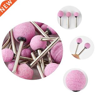 10pcs 3mm Shnk 6-16mm Bll Shpe Cermic Mounted Point Grin