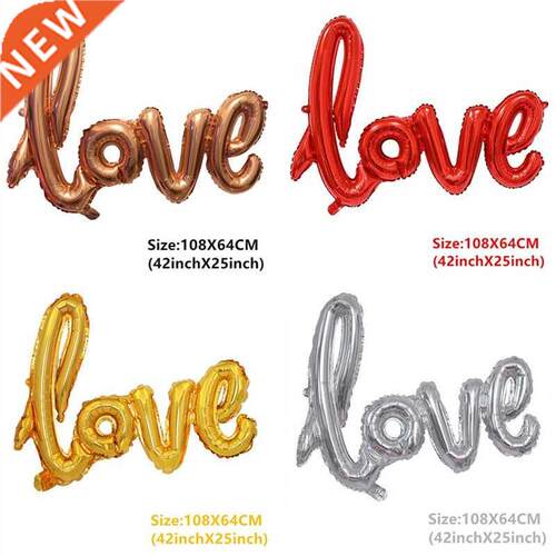Wedding Balloons Foil Groom Bride Love Helium Ballon Annive