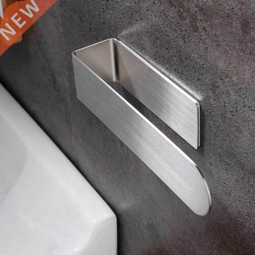 Self Adhesive Black Bathroom Toilet Roll Paper Holder