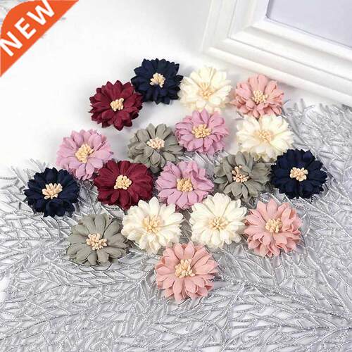 10Pcs 4cm Chrysanthemum flowers Head Artificial Silk Flower