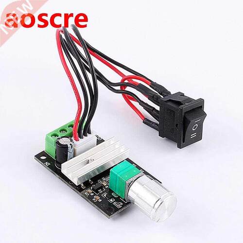 DC 6-28V 3A PWM Motor Speed Controller Reversible Pulse Widt
