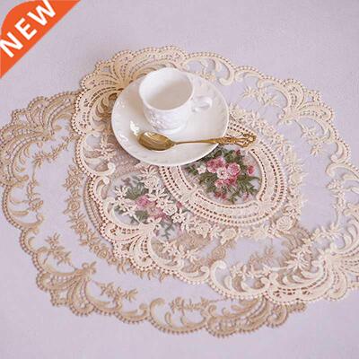 1Pcs for Dining Table Embroidery Craft Placemat European Sty