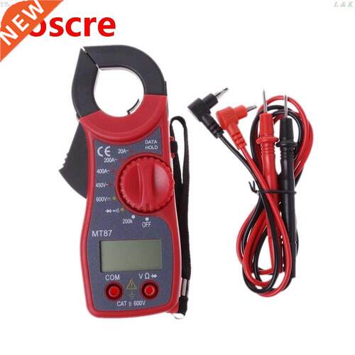 Digital Clamp Multimeter AC Voltmeter Ammeter LCD Ohmmeter T