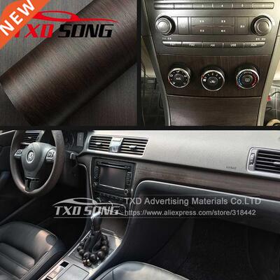 W1399 Premium matt wood grain vinyl sticker decal roll car